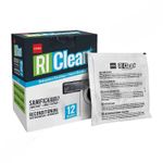 Electronice si Electrocasnice - Masini si uscatoare de rufe - Accesorii masini de spalat si uscatoare - Set 12 pachete de solutie anticalcar, degresant pentru masini de spalat RiCLean Sanitizer 3-in1 - Infinity.ro
