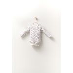 Fashion, accesorii si bijuterii - Copii - Imbracaminte copii - Body-uri copii - Set rochita cu body pentru fetite Monster, Tongs baby (Culoare: Gri, Marime: 6-9 luni) - Infinity.ro