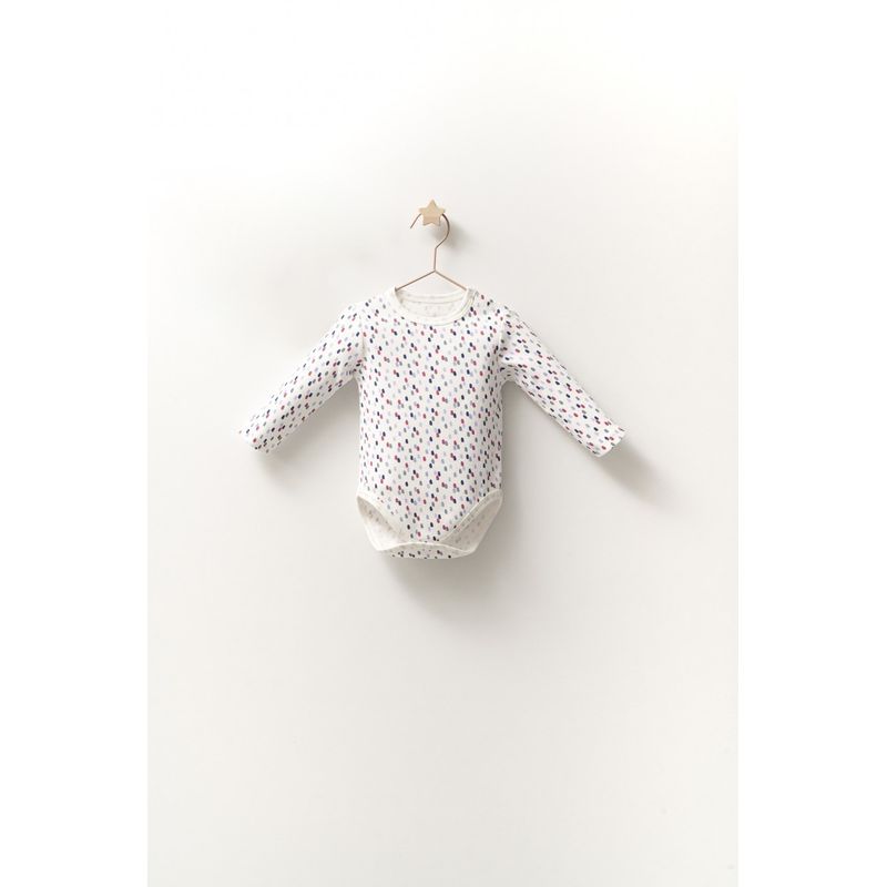 Fashion, accesorii si bijuterii - Copii - Imbracaminte copii - Body-uri copii - Set rochita cu body pentru fetite Monster, Tongs baby (Culoare: Gri, Marime: 6-9 luni) - Infinity.ro