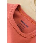 Fashion, accesorii si bijuterii - Copii - Imbracaminte copii - Body-uri copii - Set 2 body-uri bebe unisex -100% bumbac organic - Mustar/ Scortisoara, BabyCosy (Marime: 9-12 luni) - Infinity.ro