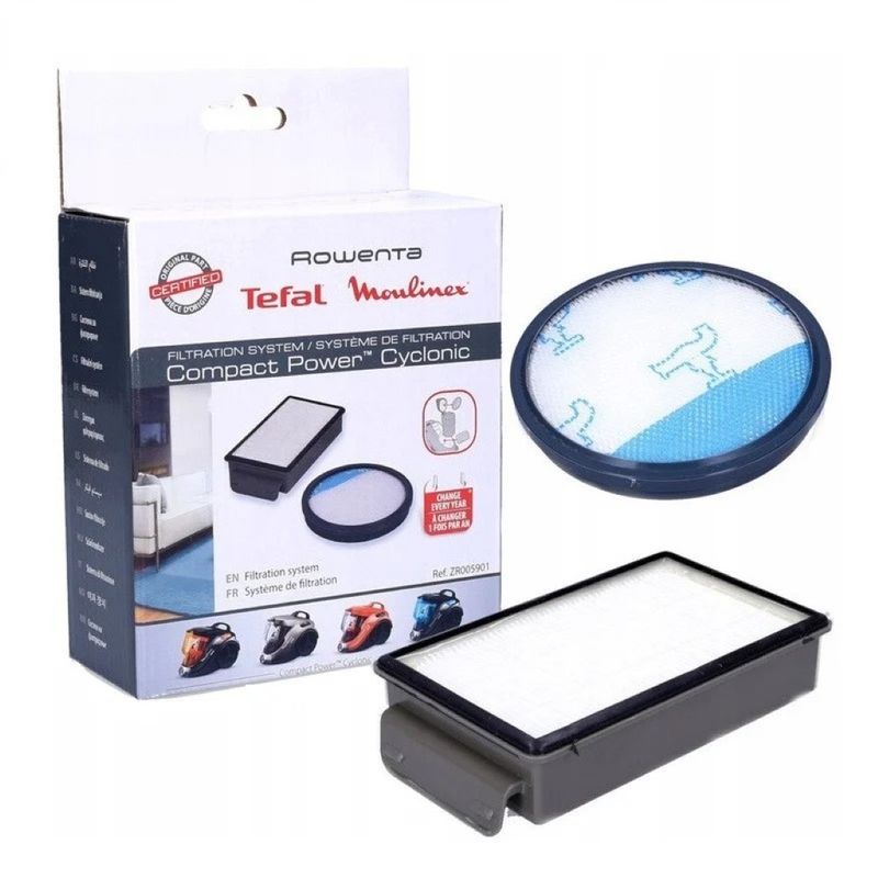 Electronice si Electrocasnice - Ingrijirea locuintei - Aspiratoare - Set filtre aspirator Rowenta ZR005901 Original - Infinity.ro