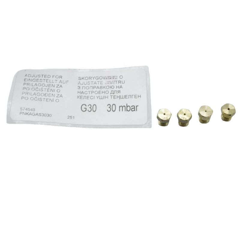 Electronice si Electrocasnice - Aragazuri, cuptoare si hote - Accesorii aragazuri, cuptoare si hote - Accesorii cuptoare si plite - Set duze gaz propan butan G30/30 Gorenje 574548 - Infinity.ro