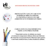 Casa si Gradina - Electrice - Accesorii electrice - Prelungitoare, triple, fise - Prelungitor electric cu intrerupator, impamantare si protectie copii, 5 prize, cablu 5m - Infinity.ro
