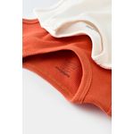 Fashion, accesorii si bijuterii - Copii - Imbracaminte copii - Body-uri copii - Set 2 body-uri bebe unisex -100% bumbac organic - Scortisoara/Ecru, BabyCosy (Marime: 9-12 luni) - Infinity.ro