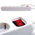 Casa si Gradina - Electrice - Accesorii electrice - Prelungitoare, triple, fise - Prelungitor electric 3 m, 5 prize cu intrerupator, BEOROL - Infinity.ro