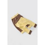 Fashion, accesorii si bijuterii - Copii - Imbracaminte copii - Pantaloni copii - Set 2 pantaloni Ribana Bebe Unisex din bumbac organic si 5%elastan - Vanilie/Maro BabyCosy (Marime: 18-24 Luni) - Infinity.ro