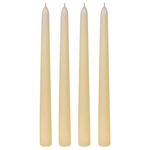 Casa si Gradina - Decoratiuni - Aromaterapie si lumanari - Lumanari si candele - Set lumanari decorative sfesnic, ecru, 2.5 x 25cm, 4 bucati - Infinity.ro