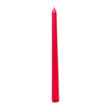 Casa si Gradina - Decoratiuni - Aromaterapie si lumanari - Lumanari si candele - Lumanare decorativa, monocolor, diametru 2cm, inaltime 25cm, rosu - Infinity.ro