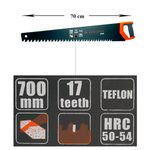 Casa si Gradina - Constructii - Scule de mana si unelte - Bomfaiere si fierastraie - Fierastrau BCA 700mm teflonat, 17 dinti VIDIA - RICHMANN EXCLUSIVE - Infinity.ro