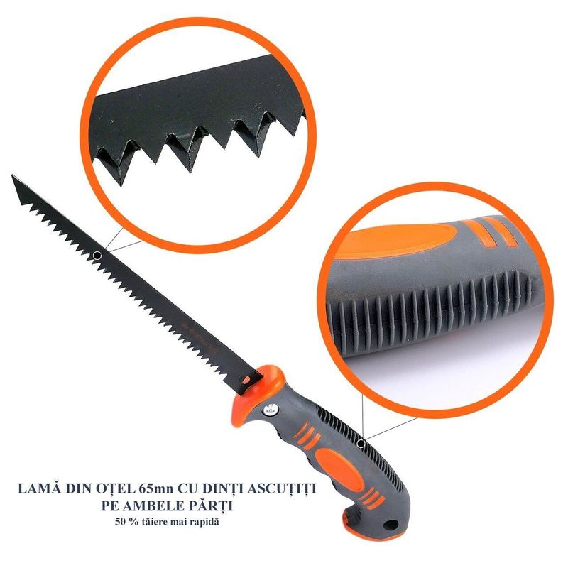 Casa si Gradina - Constructii - Scule electrice si accesorii - Accesorii fierastraie electrice - Fierastrau gips/carton, lama teflonata, 150 mm, RICHMANN EXCLUSIVE​​​​​​​ - Infinity.ro