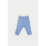 Fashion, accesorii si bijuterii - Copii - Imbracaminte copii - Pantaloni copii - Set 2 pantalonasi Printed, BabyCosy, 50% modal+50% bumbac, Ecru/Lavanda (Marime: 9-12 luni) - Infinity.ro