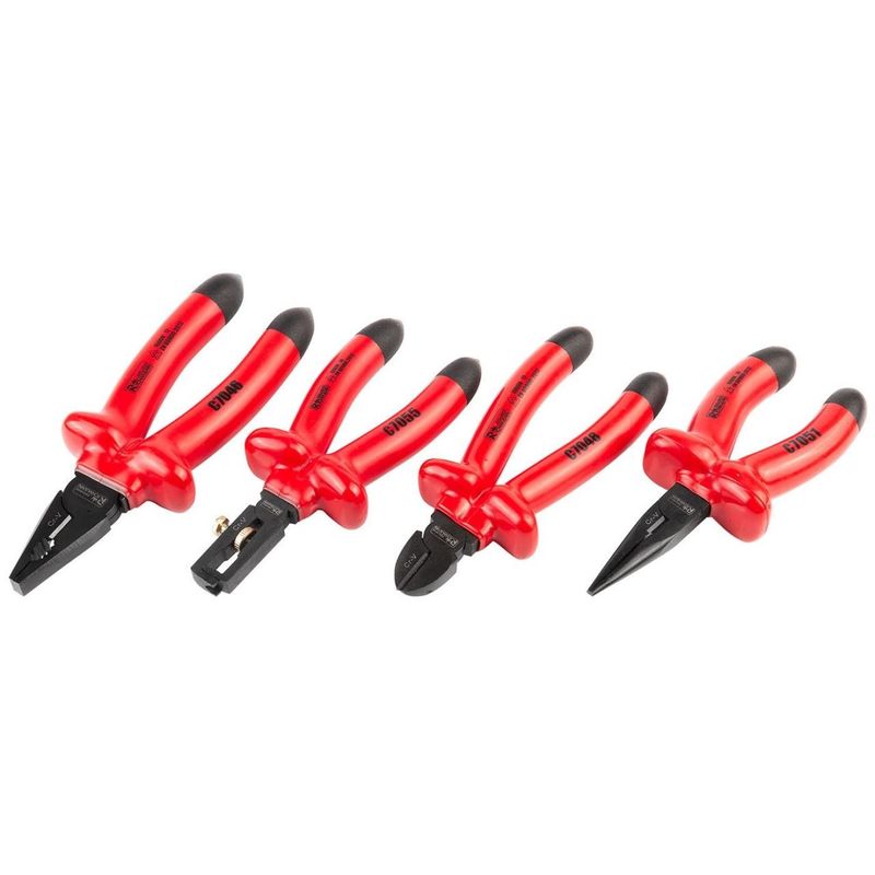 Casa si Gradina - Constructii - Scule de mana si unelte - Clesti si patenti - Set clesti izolati, sertar TIP A (385x150 mm) pentru dulap mobil, 1000V, 160-180 mm, 4 buc, RICHMANN EXCLUSIVE - Infinity.ro