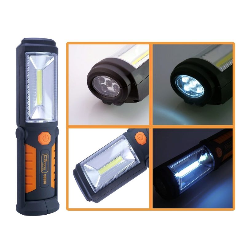 Casa si Gradina - Corpuri si surse de iluminat - Iluminat exterior - Lanterne - Lanterna lucru, LED COB, 3 W, 220 lm, USB, Richmann Exclusive - Infinity.ro