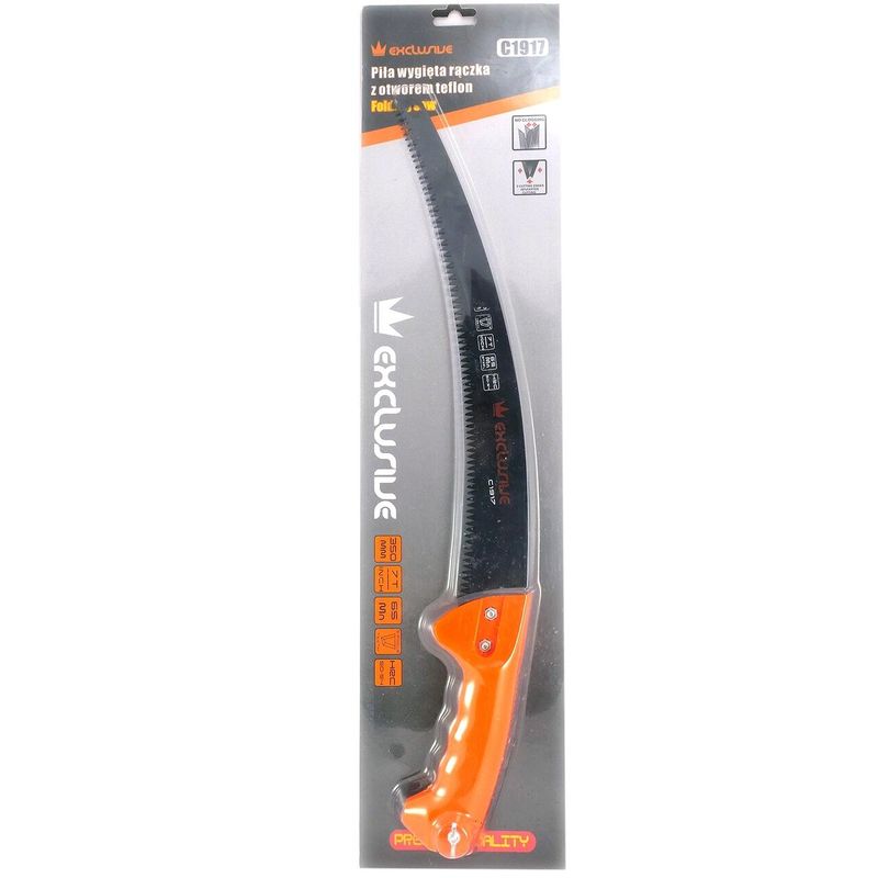 Casa si Gradina - Constructii - Scule de mana si unelte - Bomfaiere si fierastraie - Fierastrau taiat crengi 350mm teflonat cu gaura pentru maner prelungitor - Infinity.ro