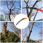 Casa si Gradina - Constructii - Scule de mana si unelte - Bomfaiere si fierastraie - Fierastrau taiat crengi 350mm teflonat cu gaura pentru maner prelungitor - Infinity.ro