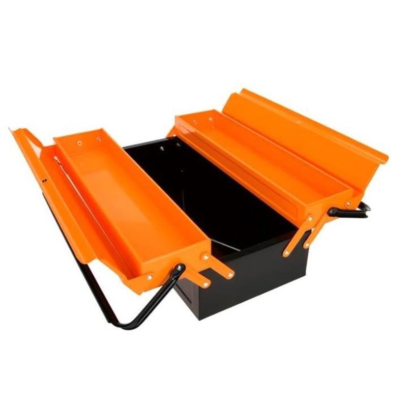 Casa si Gradina - Constructii - Depozitare, transport si protectie - Organizatoare si cutii scule - Cutie scule metalica, 2 manere, 43x20x16 cm, Richmann Exclusive - Infinity.ro