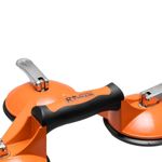 Casa si Gradina - Constructii - Depozitare, transport si protectie - Accesorii echipamente pentru transport si ridicat - Ventuza pentru transport si montat parbrize, geamuri, placi marmura, granit, Richmann Exclusive, 3 brate, max 180 kg, 123 mm - Infinity.ro