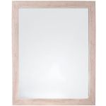 Casa si Gradina - Decoratiuni - Oglinzi - Oglinda perete, model decorativ, lemn off-white, 46.5 x 56.5cm - Infinity.ro