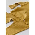 Fashion, accesorii si bijuterii - Copii - Imbracaminte copii - Treninguri si compleuri copii - Set bluzita cu maneca lunga si pantaloni lungi din bumbac organic si modal - Sofran BabyCosy (Marime: 6-9 luni) - Infinity.ro