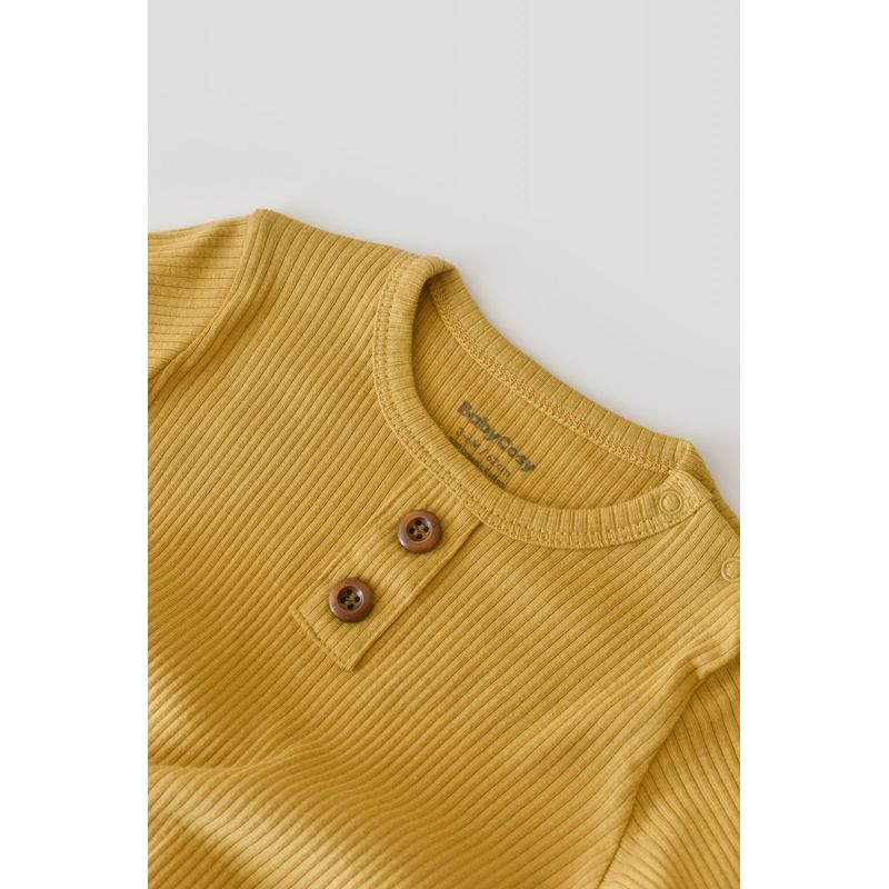 Fashion, accesorii si bijuterii - Copii - Imbracaminte copii - Treninguri si compleuri copii - Set bluzita cu maneca lunga si pantaloni lungi din bumbac organic si modal - Sofran BabyCosy (Marime: 6-9 luni) - Infinity.ro