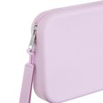 Ingrijire personala si Cosmetice - Machiaj - Portfarduri si genti cosmetice - Portfard silicon, lila, 20x 2.5 x 11.5 cm, maner detasabil - Infinity.ro