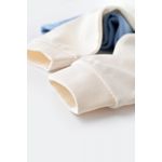 Fashion, accesorii si bijuterii - Copii - Imbracaminte copii - Treninguri si compleuri copii - Set bluzita cu maneca lunga si pantaloni lungi - bumbac organic 100% - Ecru, BabyCosy (Marime: 12-18 Luni) - Infinity.ro