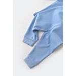 Fashion, accesorii si bijuterii - Copii - Imbracaminte copii - Treninguri si compleuri copii - Set bluzita cu maneca lunga si pantaloni lungi - bumbac organic 100% - Bleu, BabyCosy (Marime: 12-18 Luni) - Infinity.ro