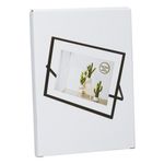 Market - Cadouri - Rame si albume foto - Rama foto metalica, transparenta, suport negru, 22 x 17cm - Infinity.ro