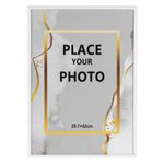 Market - Cadouri - Rame si albume foto - Rama foto, model decorativ, dimensiune 30x 42cm, culoare alb, suport de perete - Infinity.ro