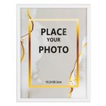 Market - Cadouri - Rame si albume foto - Rama foto, model simplu, alb, dimensiune fotografie 15 x 20 cm - Infinity.ro