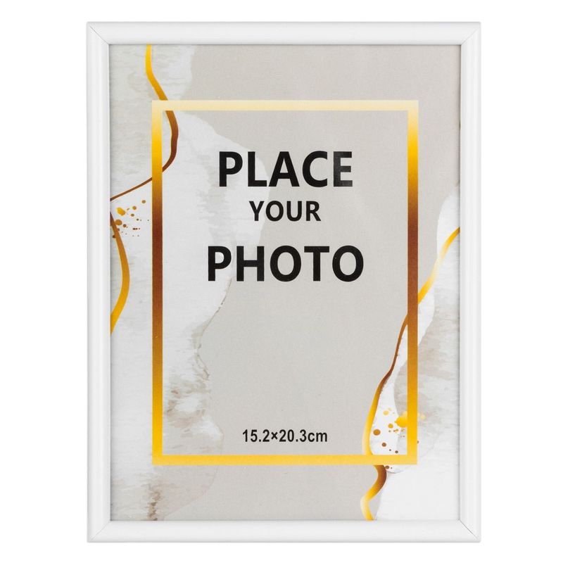 Market - Cadouri - Rame si albume foto - Rama foto, model simplu, alb, dimensiune fotografie 15 x 20 cm - Infinity.ro