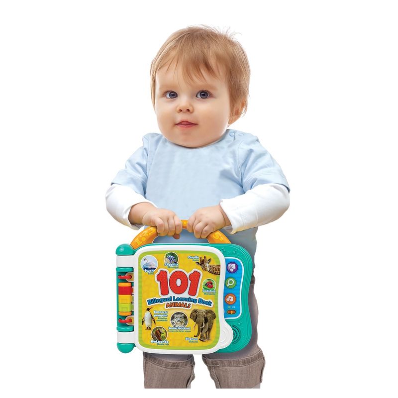 Jucarii, Copii si Bebe - Jucarii si jocuri - Jucarii bebelusi - Jucarii interactive bebelusi - WINFUN CARTICICA BILINGVA PENTRU INVATAREA ANIMALELOR - Infinity.ro