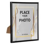 Market - Cadouri - Rame si albume foto - Rama foto decorativa, 20x 25cm, suport metalic, negru - Infinity.ro