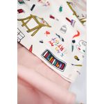 Fashion, accesorii si bijuterii - Copii - Imbracaminte copii - Treninguri si compleuri copii - Set bluzita cu maneca lunga si nasturei si pantaloni lungi, 100% bumbac organic, BabyCosy, Pudra (Marime: 3-6 Luni) - Infinity.ro