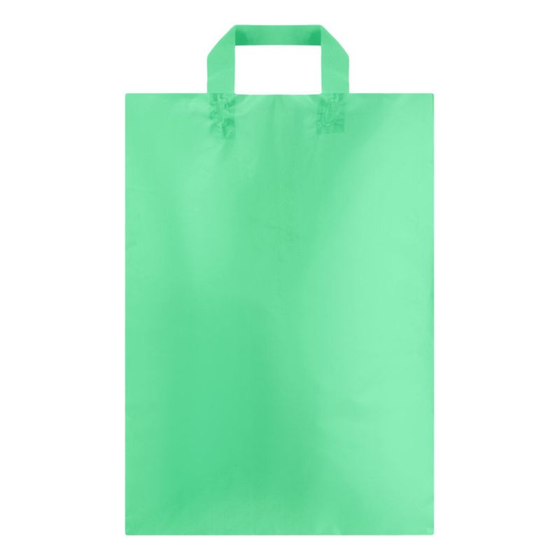 Market - Cadouri - Pungi cadou si accesorii - Sacosa cadou, plastic, verde menta, dimensiuni 33 x 14 x 45cm - Infinity.ro