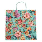 Market - Cadouri - Pungi cadou si accesorii - Sacosa cadou, model flori, culoare multicolor, dimensiuni 42 x 18 x 42cm - Infinity.ro