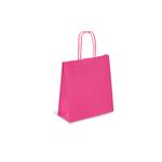 Market - Cadouri - Pungi cadou si accesorii - Sacosa cadou fara brand, model kraft, culoare fucsia, dimensiuni 18 x 8 x 20cm - Infinity.ro