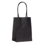 Market - Cadouri - Pungi cadou si accesorii - Sacosa cadou, kraft, negru, dimensiuni 10.8 x 6.4 x 14.6cm - Infinity.ro