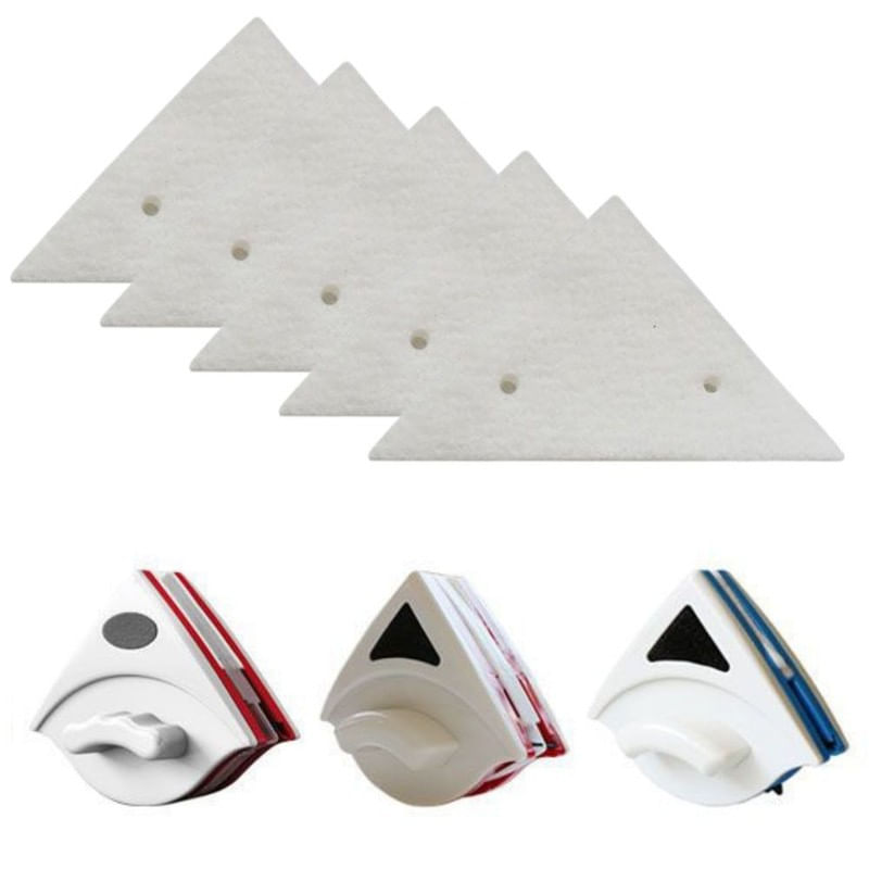 Auto si Moto - Intretinere auto - Stergatoare - Set 5 tampoane de spalare pentru stergator dublu cu magnet pentru curatarea geamurilor cu grosime intre 5 si 15 mm - Infinity.ro