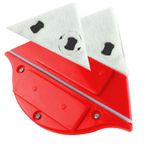 Auto si Moto - Intretinere auto - Stergatoare - Set 5 tampoane de spalare pentru stergator dublu cu magnet pentru curatarea geamurilor cu grosime intre 5 si 15 mm - Infinity.ro