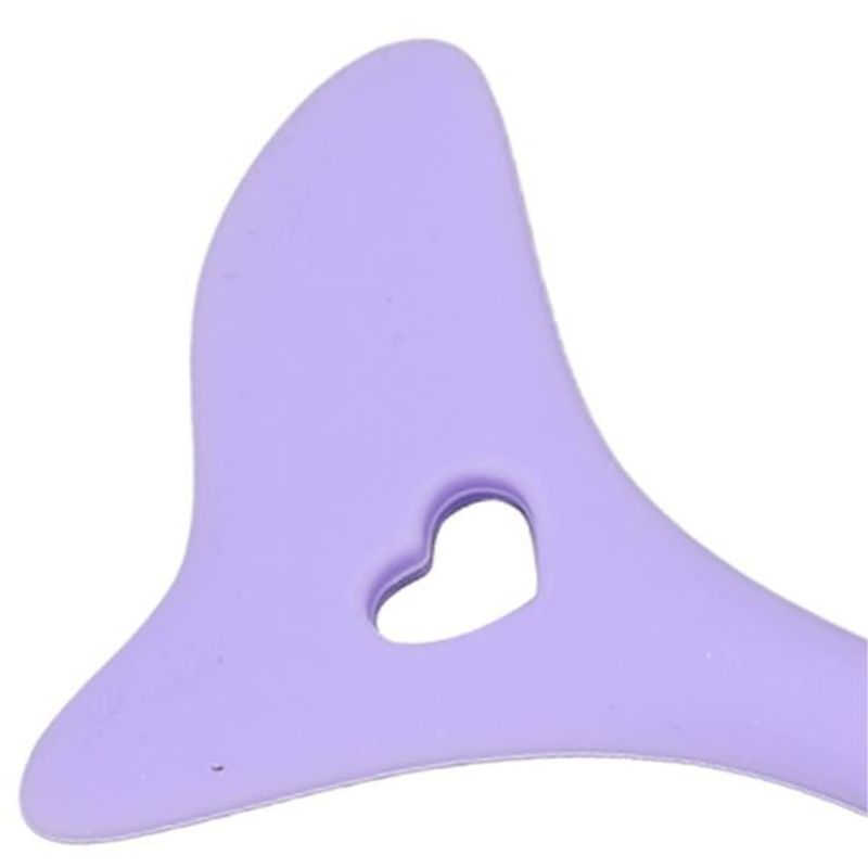 Ingrijire personala si Cosmetice - Machiaj - Accesorii machiaj - Sablon multifunctional 4in1 Eyliner din silicon pentru machiaj, Mov - Infinity.ro