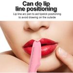 Ingrijire personala si Cosmetice - Machiaj - Accesorii machiaj - Sablon multifunctional 5 in 1 din silicon pentru makeup ochi, fata, sprancene, buze, 149.4x41.4x8 mm, Roz - Infinity.ro