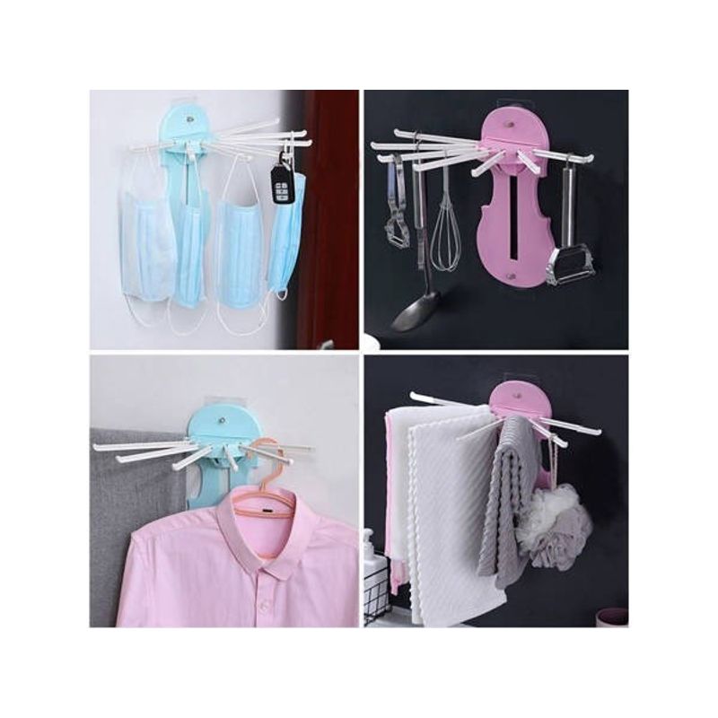 Casa si Gradina - Bucatarie si vesela - Organizare si depozitare bucatarie - Suporturi tacamuri si vase - Suport multifunctional pentru bucatarie, Roz, 26,5 x 39 x 21 cm - Infinity.ro