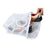 Electronice si Electrocasnice - Masini si uscatoare de rufe - Accesorii masini de spalat si uscatoare - Saculet pentru spalarea si uscarea pantofilor ce necesita o protectie ridicata, Alb - Infinity.ro