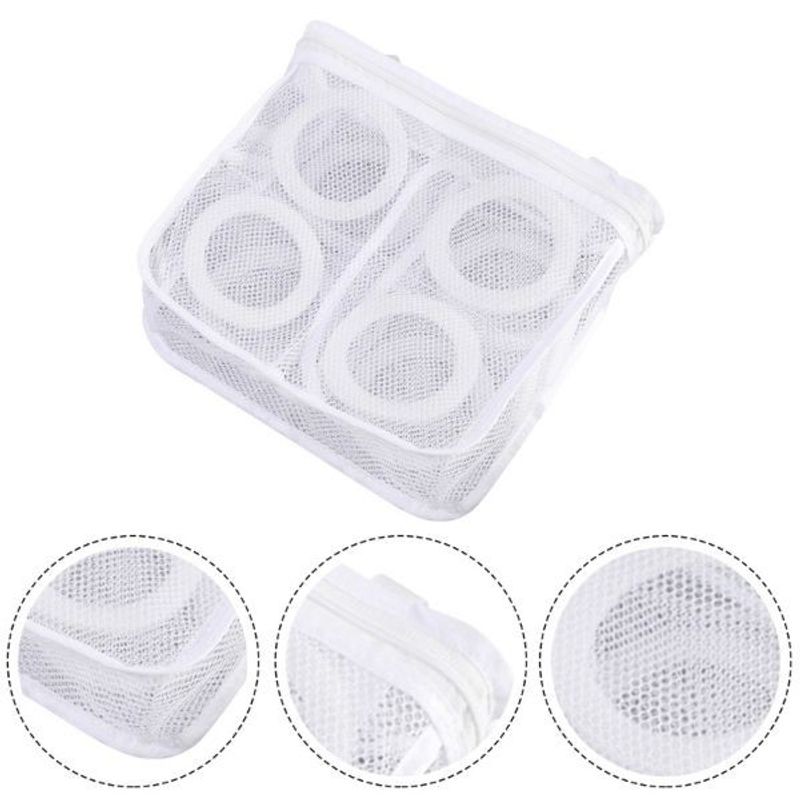 Electronice si Electrocasnice - Masini si uscatoare de rufe - Accesorii masini de spalat si uscatoare - Saculet pentru spalarea si uscarea pantofilor ce necesita o protectie ridicata, Alb - Infinity.ro