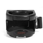 Carti si Birotica - Birotica - Accesorii de birou - Suporturi accesorii birou - Suport pahar auto, 3 in 1, montare aerisire sau adeziv, negru - Infinity.ro