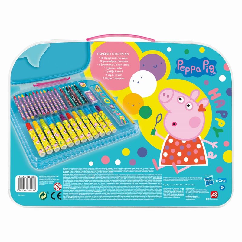 Jucarii, Copii si Bebe - Jucarii si jocuri - Jucarii & jocuri educative - Seturi pictura si desen - GENTUTA PENTRU DESEN ART CASE PEPPA - Infinity.ro