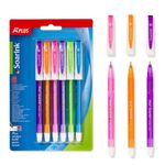 Carti si Birotica - Birotica - Instrumente de scris - Pixuri si stilouri - Set pixuri gel, aplus, soarink, 6 bucati, multicolor, varf 1.0mm - Infinity.ro