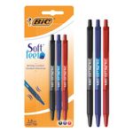 Carti si Birotica - Birotica - Instrumente de scris - Pixuri si stilouri - Set pixuri bic soft grip, 1.0mm, multicolor, 3 bucati - Infinity.ro