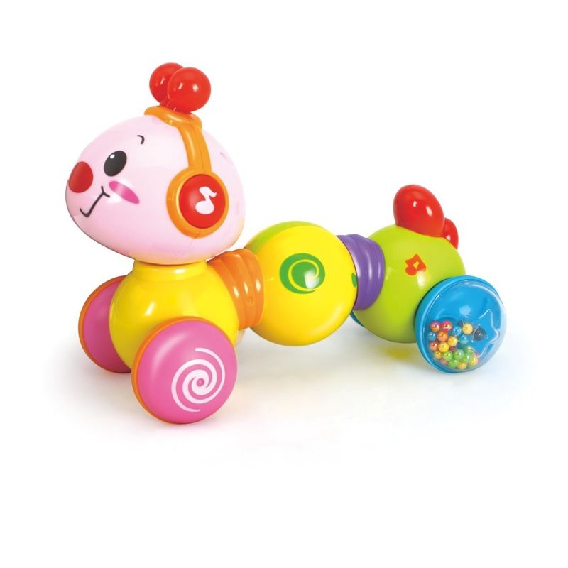 Jucarii, Copii si Bebe - Jucarii si jocuri - Jucarii bebelusi - Jucarii interactive bebelusi - Viermisorul plimbaret cu sunete si lumini - Infinity.ro
